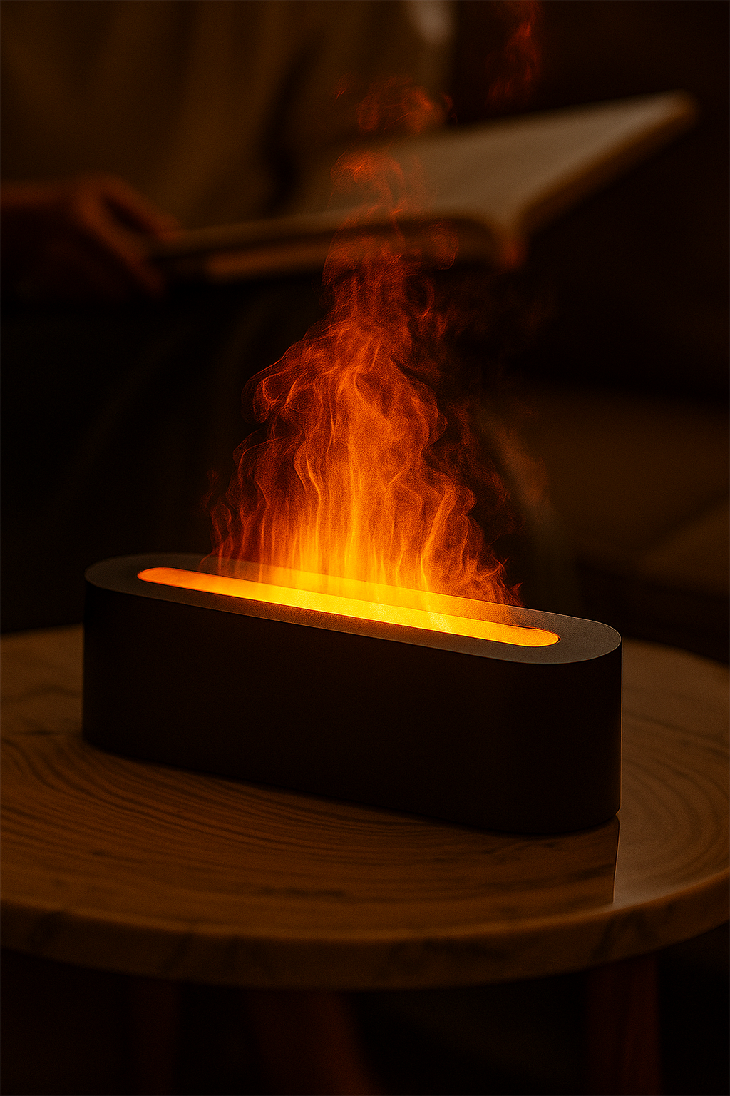 Colorful Flame Humidifier | Ultrasonic Aroma Diffuser for Cozy Home Decor